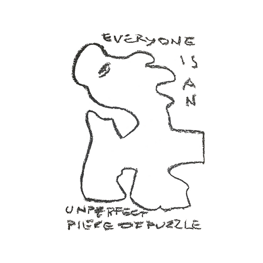 Imperfect piece of puzzle